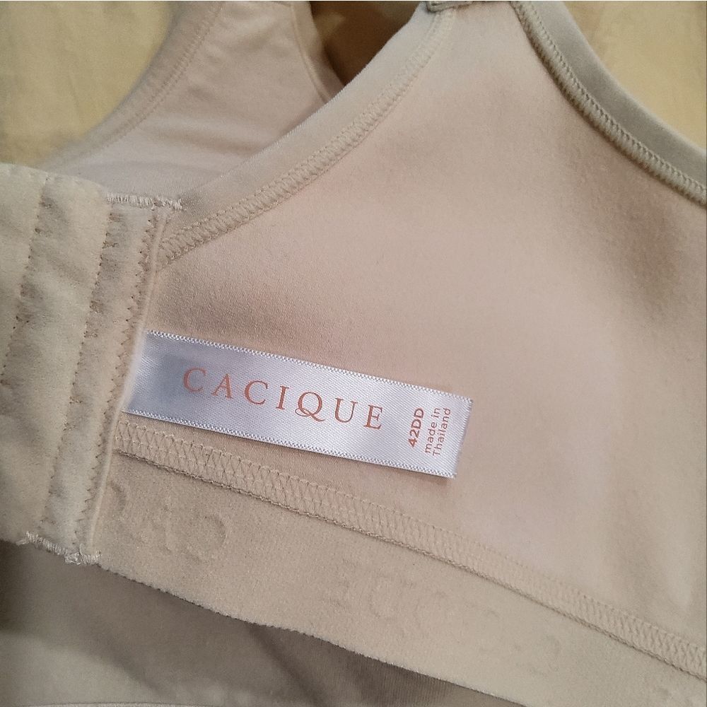 COPY - Cacique Women's No Wire Beige Bra 42DD - Picture 2 of 11